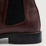 Cushioned Leather Insole & Ergonomic Arch Support Construction Detail