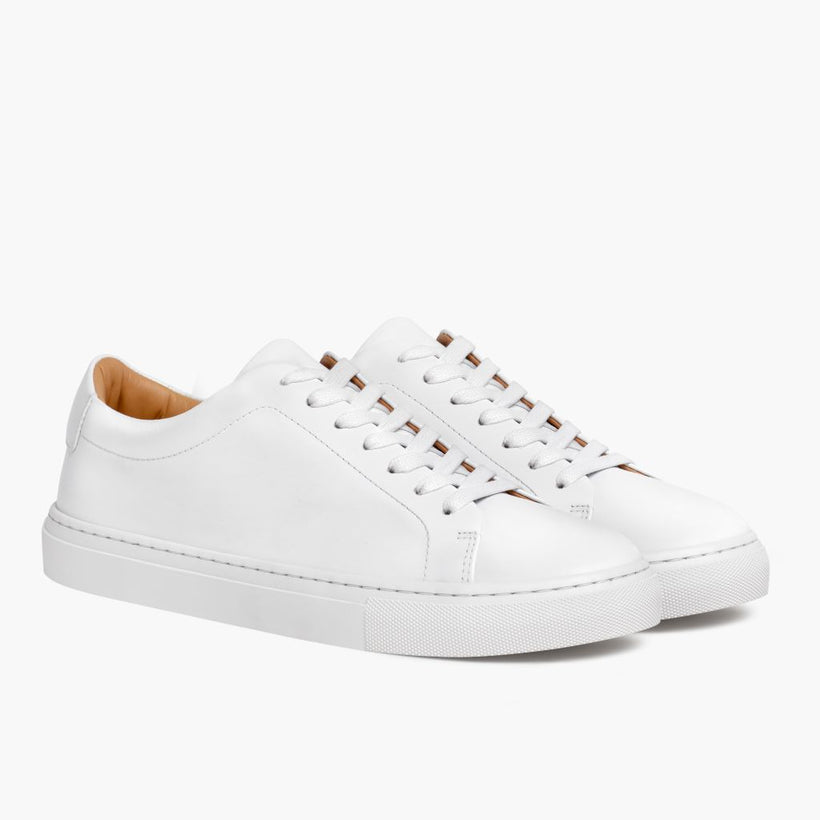 Women's Encore White Leather Sneakers