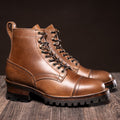 Challenger Sesame Double Shot Leather Boots