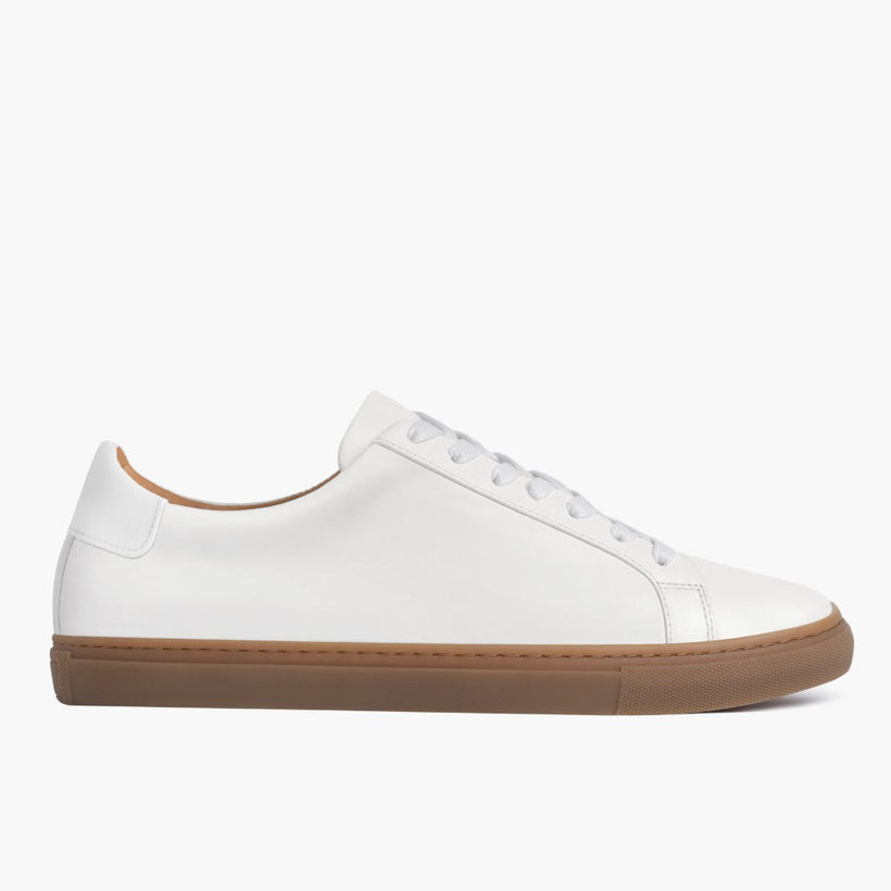 Legacy White Leather Sneakers
