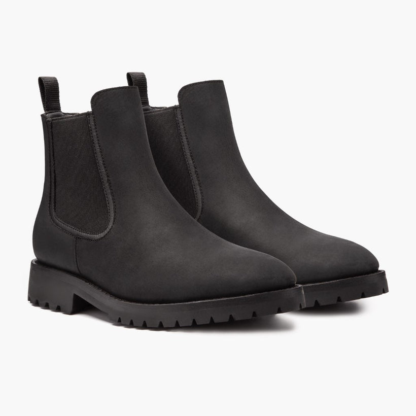 Legend Black Matte Leather Boots