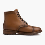 High-Traction Rubber Outsole & Lug Tread Pattern on Major Cuero Leather Boots