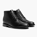 Cadet Black Leather Boots