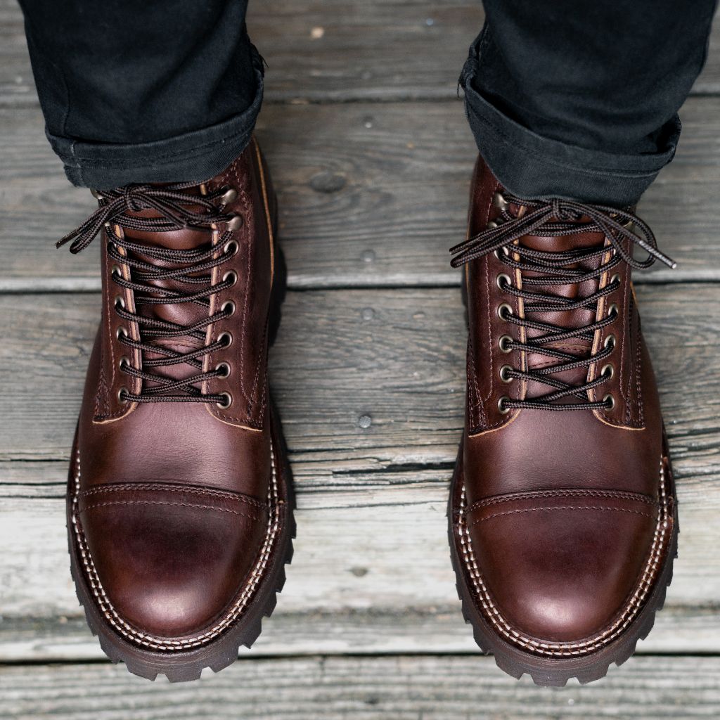 Top-Down Perspective Showing Lacing System & Tongue Craftsmanship