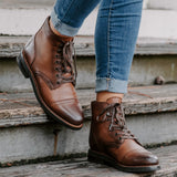 Cushioned Leather Insole & Ergonomic Arch Support Construction Detail