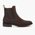 Duchess Dark Brown Suede Leather Boots