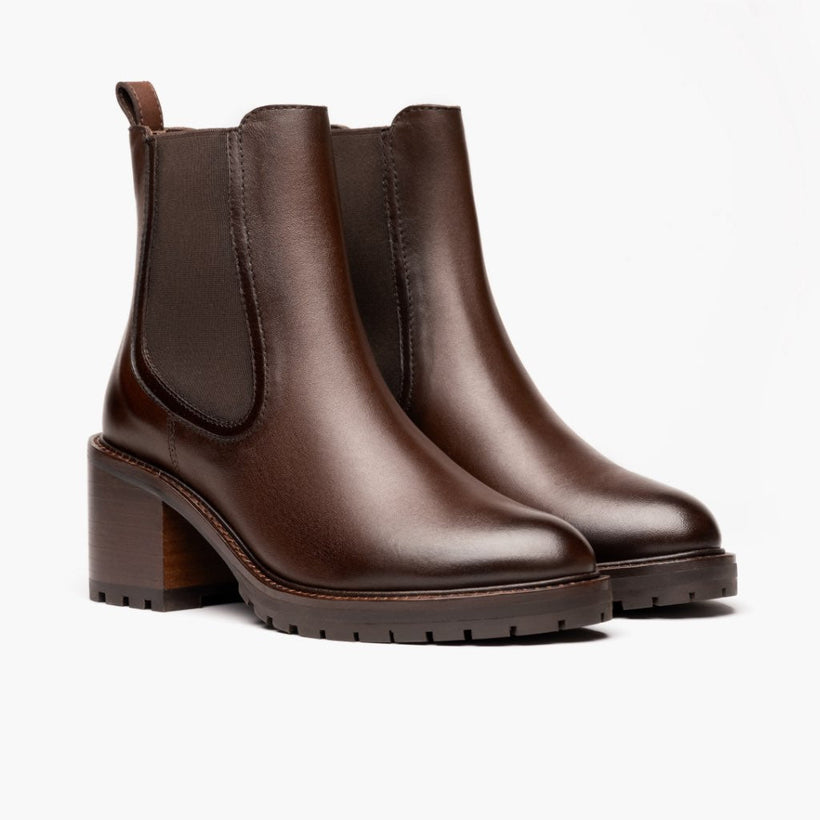 Knockout Chocolate Leather Boots