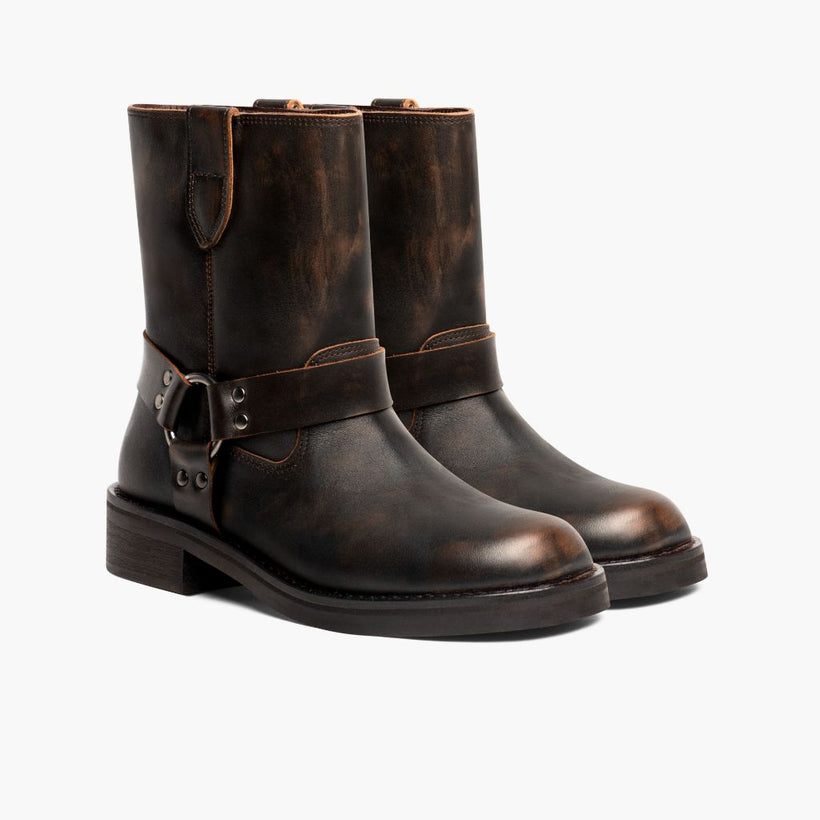 Outlaw Vintage Brown Leather Boots