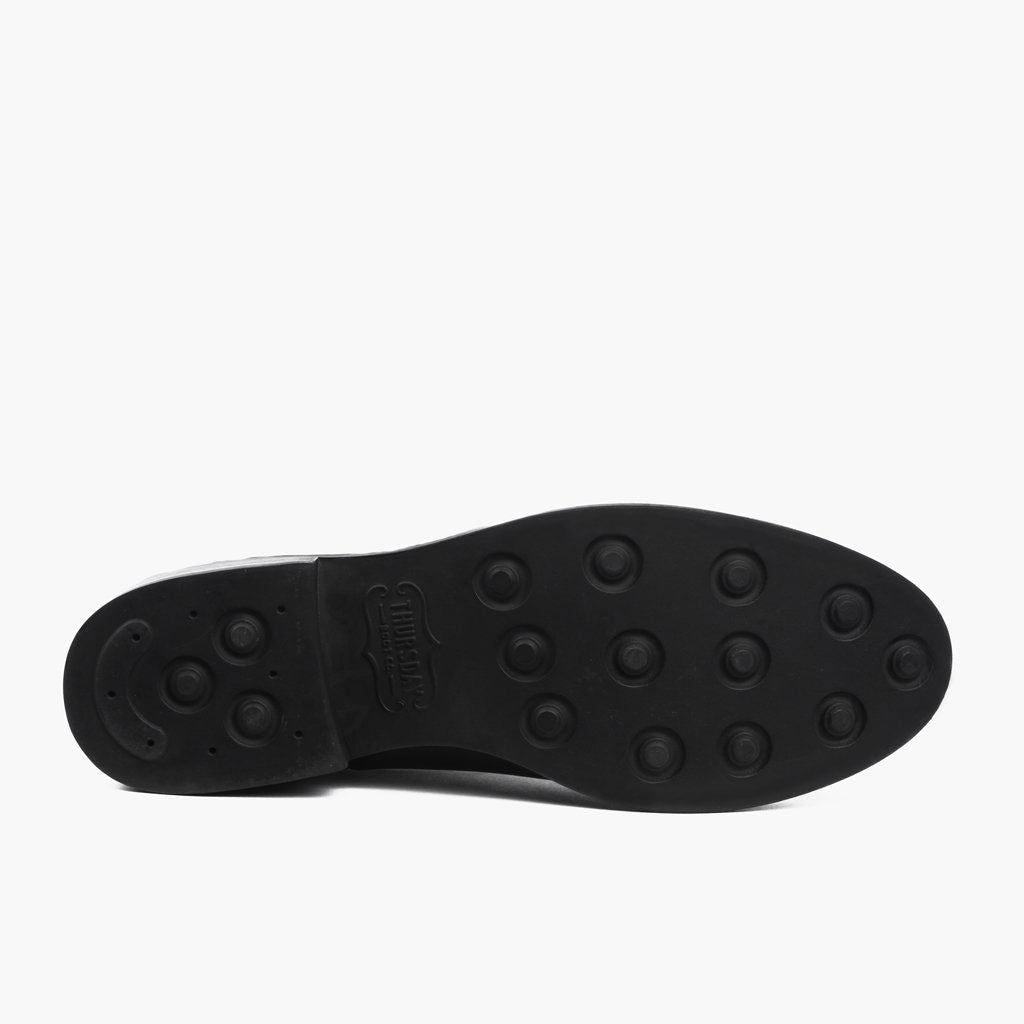 High-Traction Rubber Outsole & Lug Tread Pattern on Duchess Glazed Ginger Leather Boots