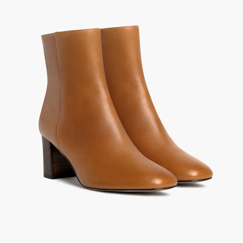 High Standard Toffee Leather Boots