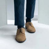 Cushioned Leather Insole & Ergonomic Arch Support Construction Detail