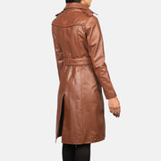 Authentic Cowhide Leather with Semi-aniline Finish Grain Texture &amp; Heavy-Duty Seam Stitching Detail