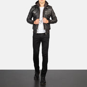 Bravado Leather Bomber Jacket – alternate product view 3