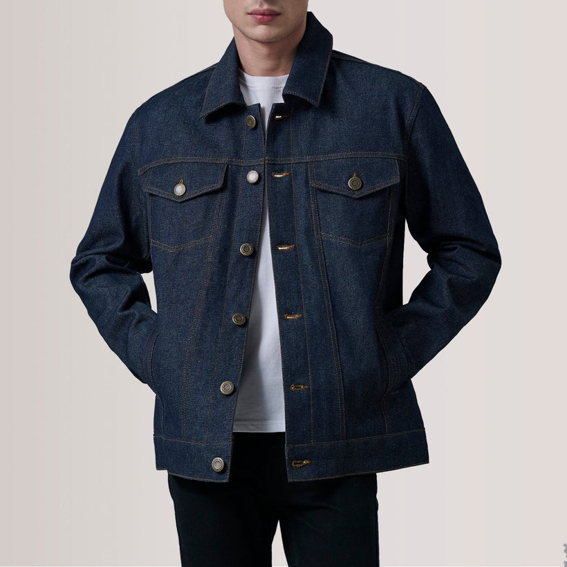 Conard Indigo Blue Denim Trucker Jacket