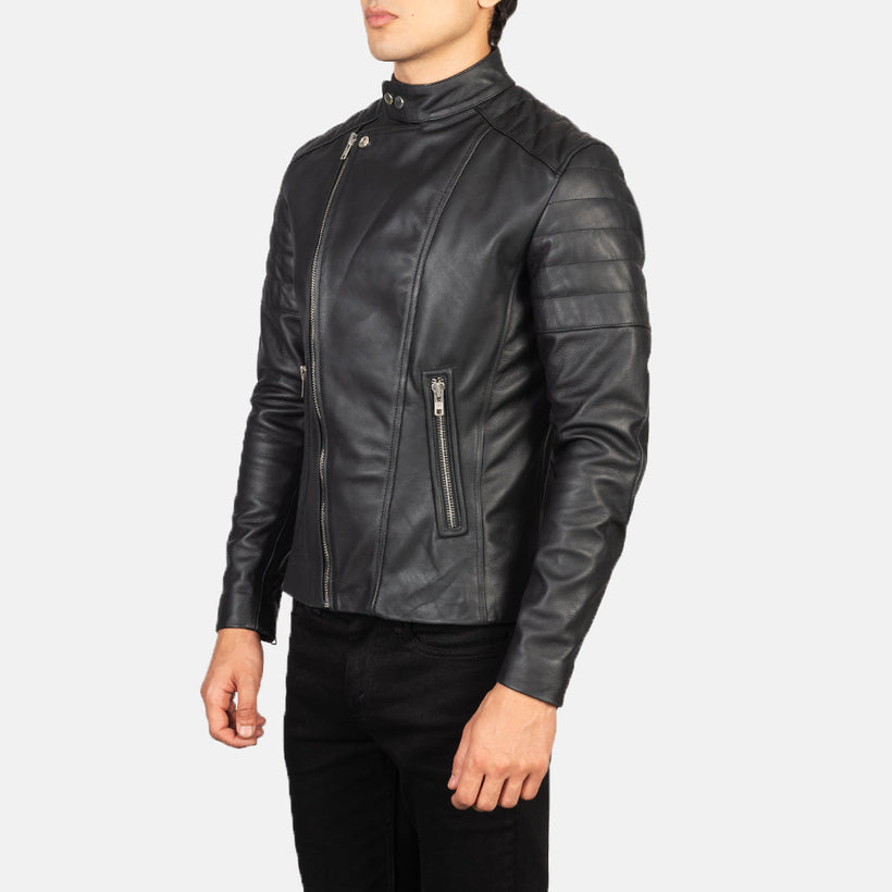 Faisor Mocha Biker Jacket