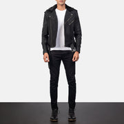 Furton Leather Biker Jacket – alternate product view 3