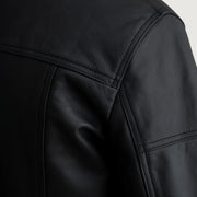 Lavendard Leather Biker Jacket – alternate product view 5