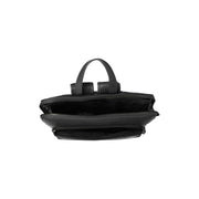Solid Antique Brass Hardware &amp; Heavy-Duty Dual Zipper Detail on Fornella Full-Grain Leather Backpack