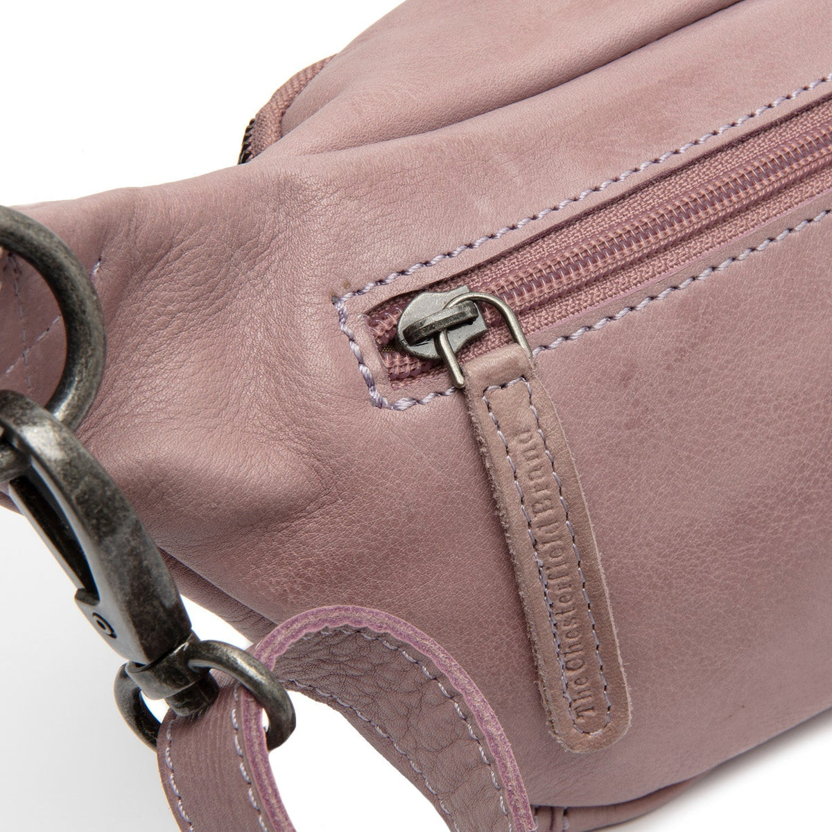 Severo Full-Grain Leather Belt Bag - Structured Side Profile Showing Gusset Depth &amp; Expansion Capacity