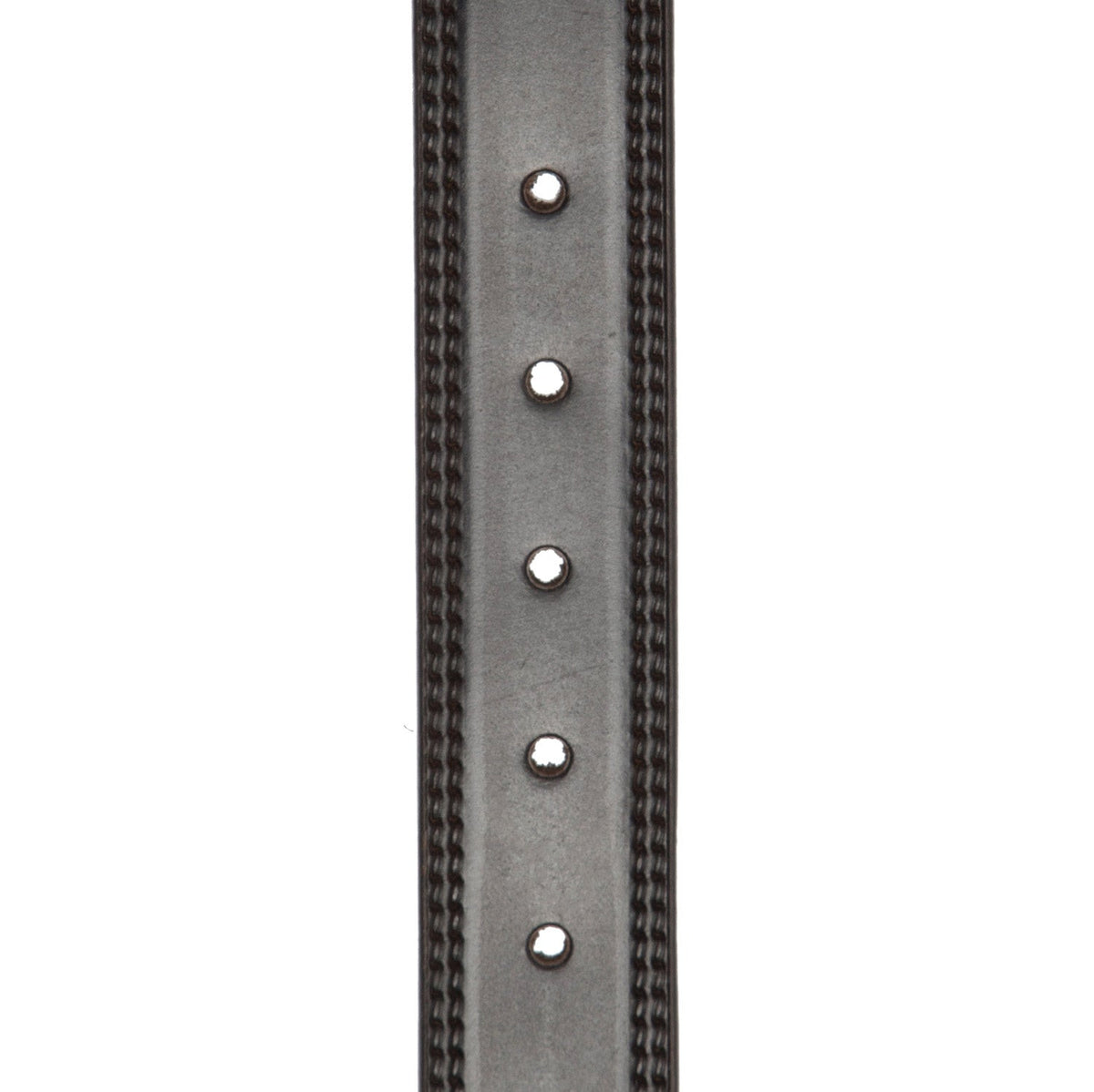 
Solid Antique Brass Hardware & Heavy-Duty Dual Zipper Detail on Manovo Full-Grain Leather Belt