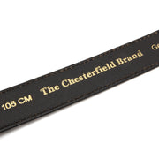 Tanaro Full-Grain Leather Belt - Structured Side Profile Showing Gusset Depth &amp; Expansion Capacity