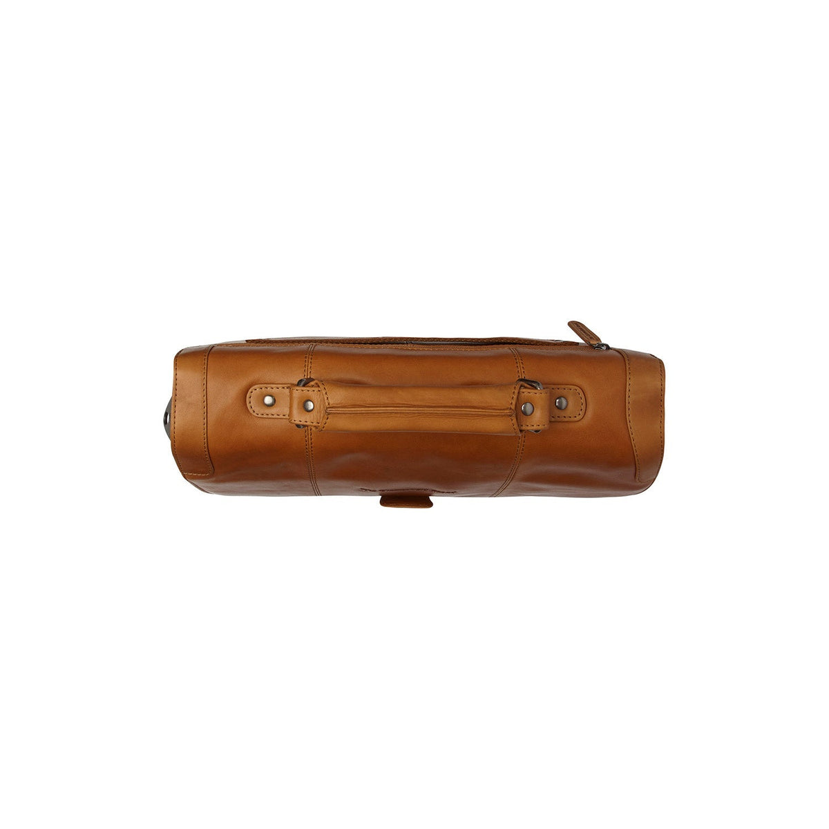 Cognac Leather Briefcase Stuttgart, detail view 3