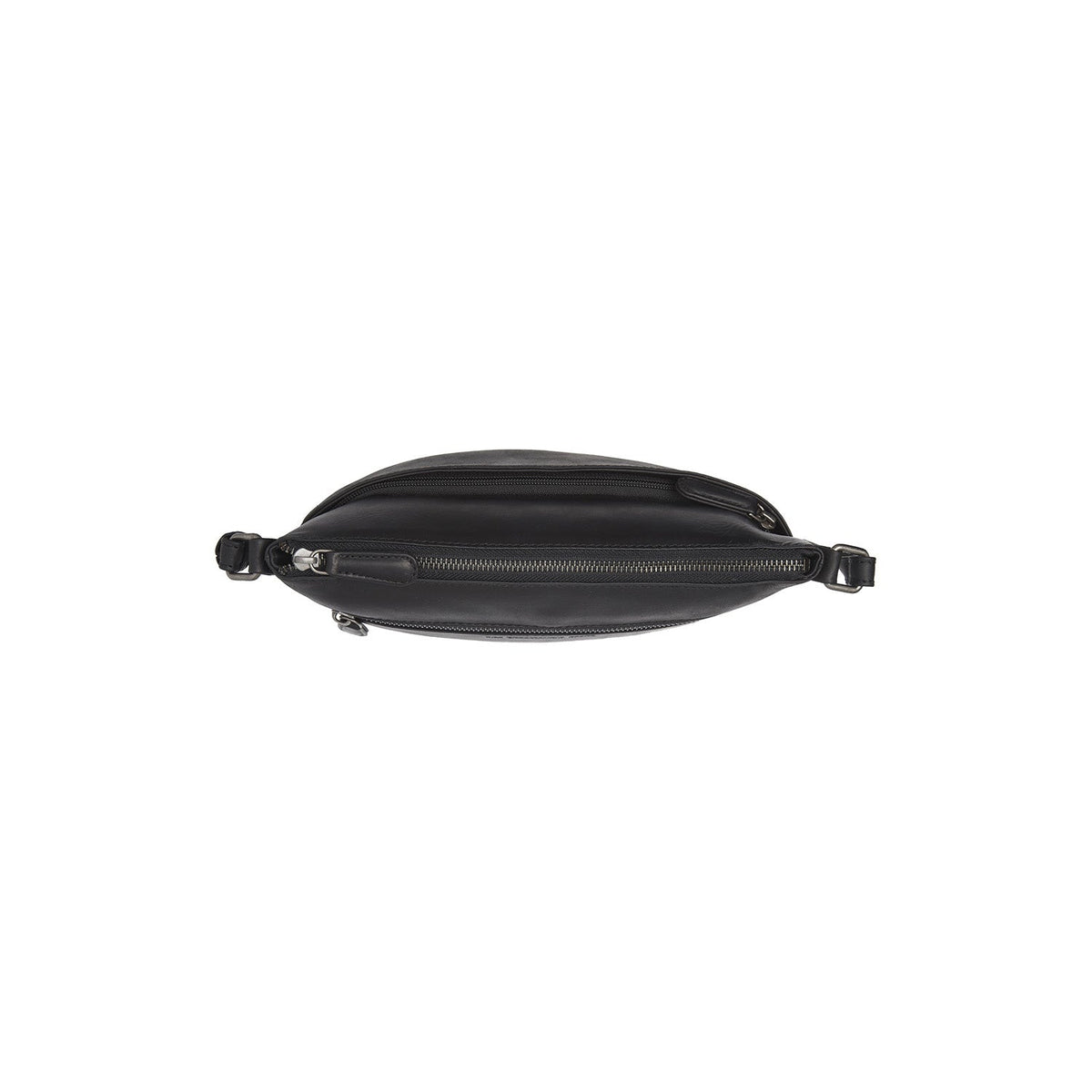 
Durban Full-Grain Leather Crossbody Bag - Structured Side Profile Showing Gusset Depth & Expansion Capacity