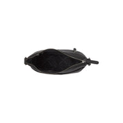 Henderson Full-Grain Leather Crossbody Bag - Structured Side Profile Showing Gusset Depth &amp; Expansion Capacity