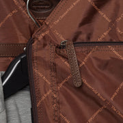 Interior View Showing Quilted Viscose Lining &amp; Dual Inside Utility Storage Pockets