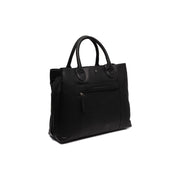 Tailored Rib Cuffs &amp; Hem Craftsmanship Construction Detail on Passau Full-Grain Leather Handbag