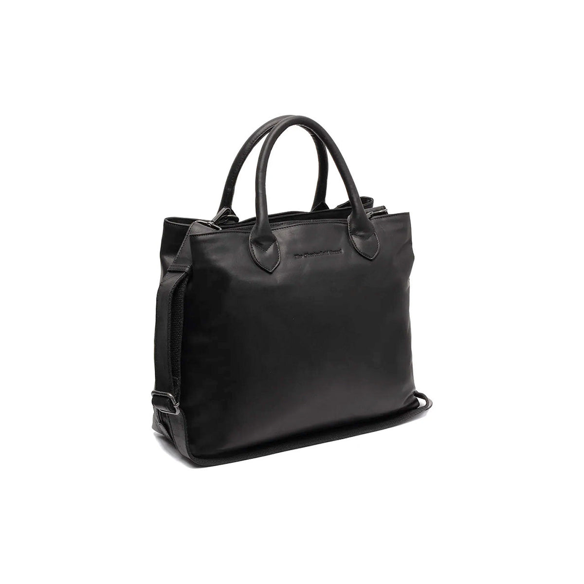 Passau Full-Grain Leather Handbag in Classic 100% Full-Grain Leather - Front Profile View &amp; Tailored Silhouette | Buy Online