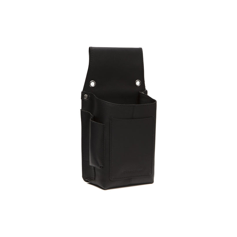 Taiwan Full-Grain Leather Waiter Wallet Holster in Classic 100% Full-Grain Leather - Full Exterior Front Profile View | Buy Online