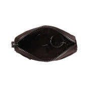 
Tailored Rib Cuffs & Hem Craftsmanship Construction Detail on Corey Full-Grain Leather Key Case