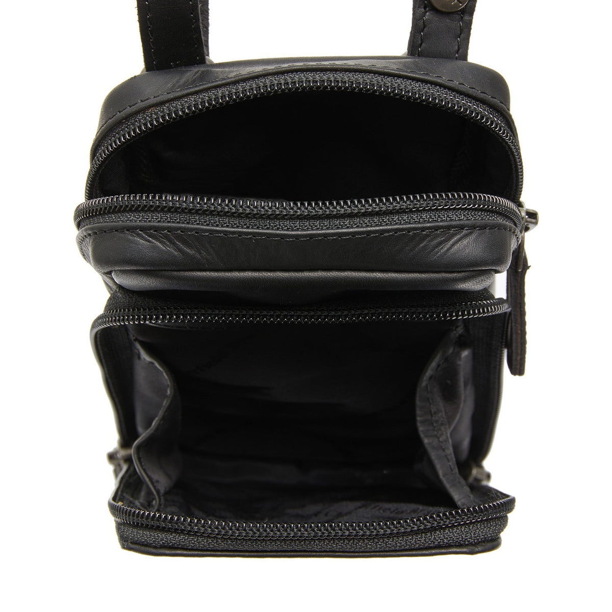 Interior View Showing Quilted Viscose Lining &amp; Dual Inside Utility Storage Pockets
