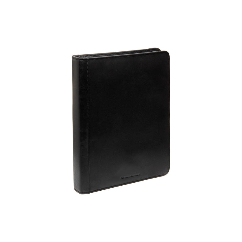 Leather Portfolio Moreton in Classic 100% Full-Grain Leather - Front Profile View & Tailored Silhouette | Buy Online