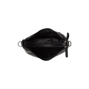Marle Full-Grain Leather Shoulder Bag - Structured Side Profile Showing Gusset Depth &amp; Expansion Capacity