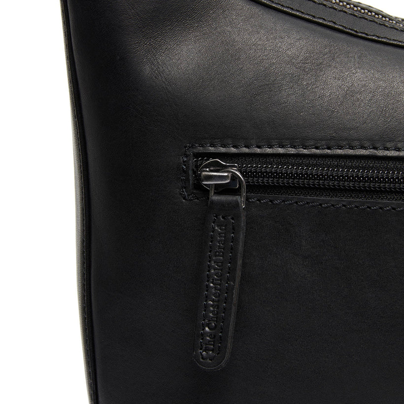 Moneva Full-Grain Leather Shoulder Bag