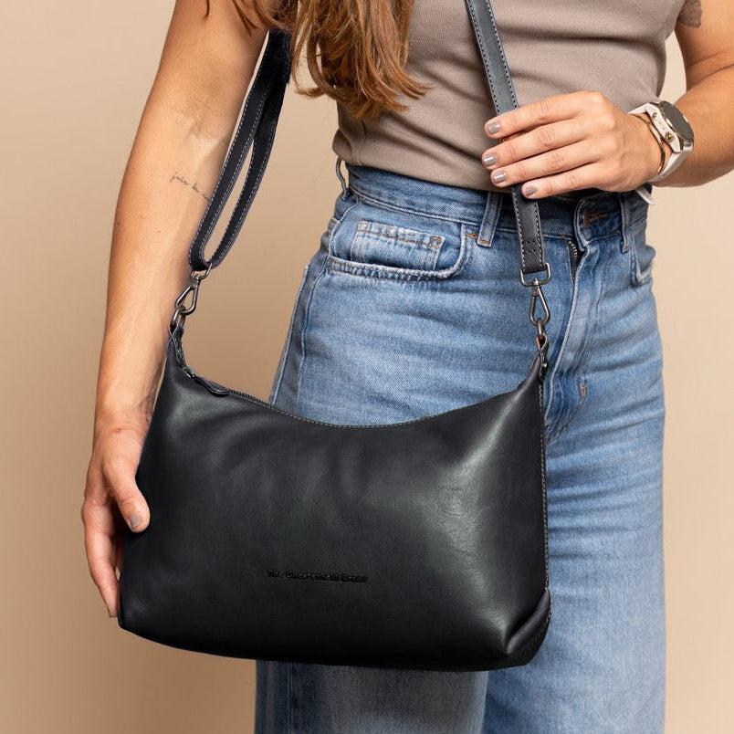 Skara Full-Grain Leather Shoulder Bag
