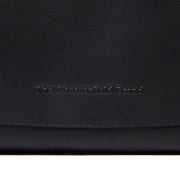 
Classic 100% Full-Grain leather Bag - Rear Perspective Showing Reinforced Leather Straps & Stitching