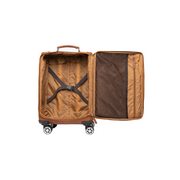 Authentic 100% Full-Grain Leather Grain Texture & Heavy-Duty Seam Stitching Detail