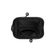 Calvia Full-Grain Leather Wallet - Structured Side Profile Showing Gusset Depth &amp; Expansion Capacity