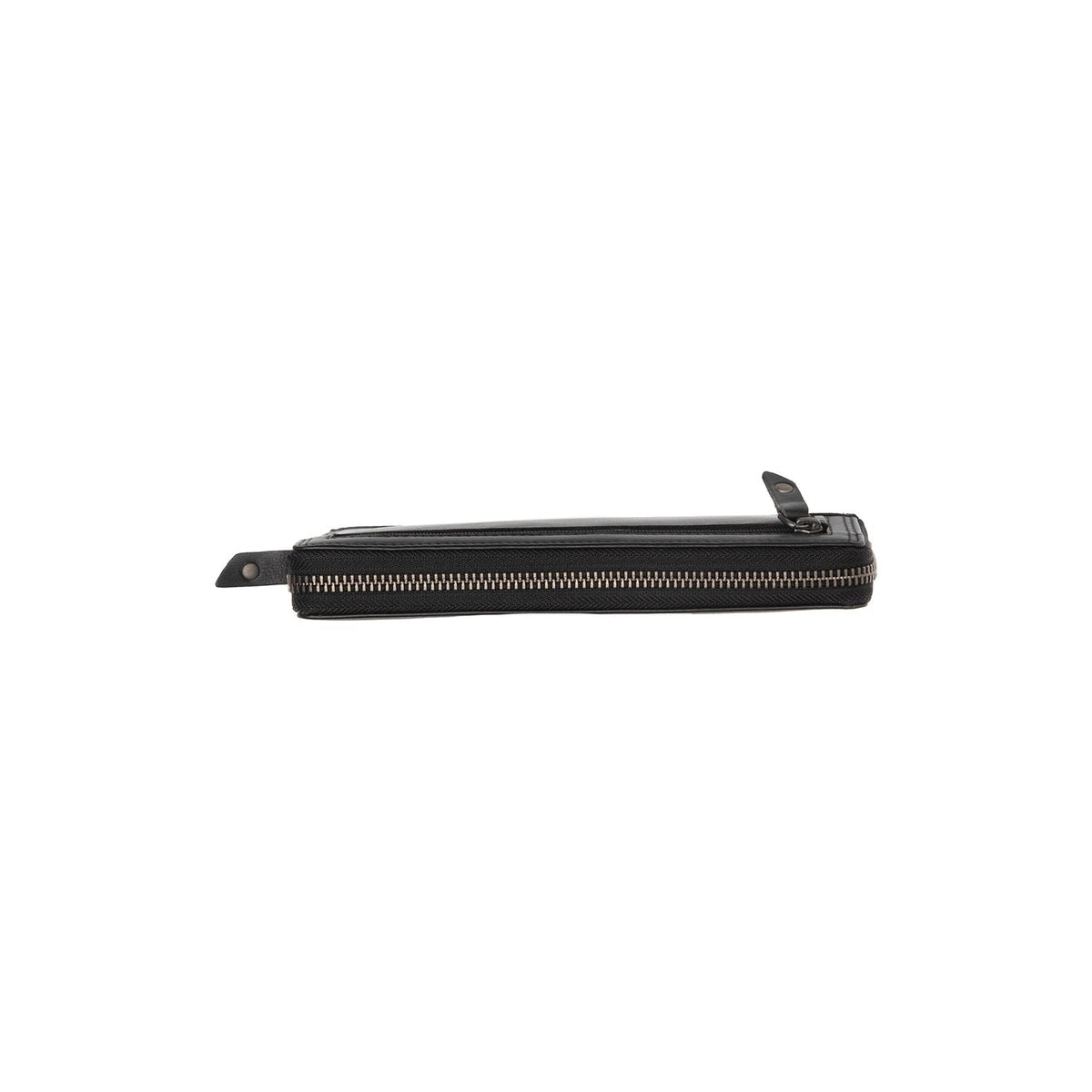 
Cantara Full-Grain Leather Wallet - Structured Side Profile Showing Gusset Depth & Expansion Capacity