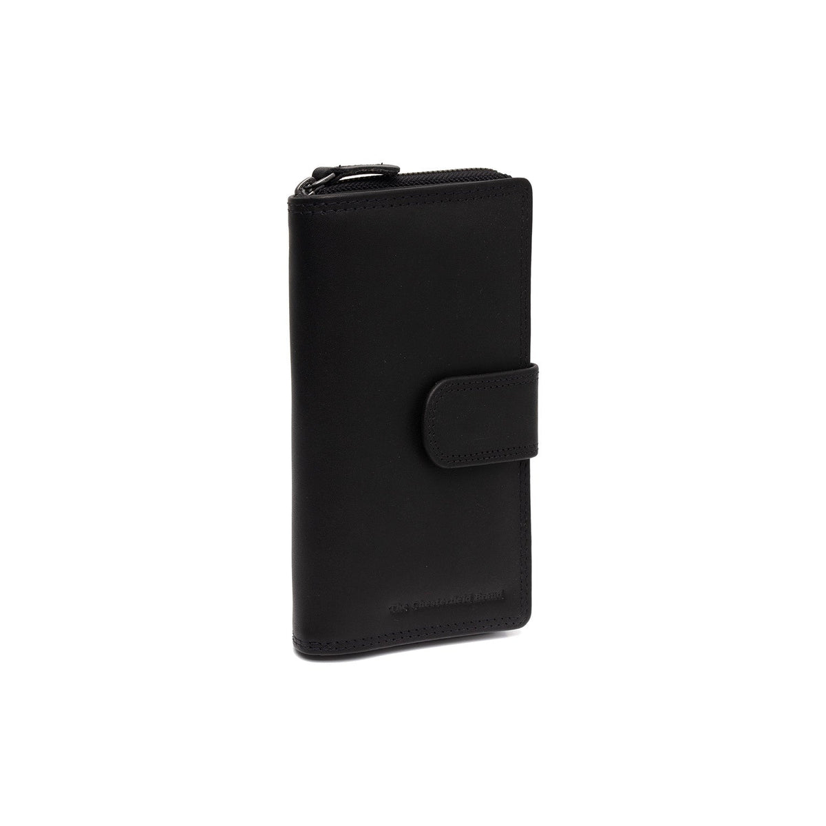 Charlotte Full-Grain Leather Wallet in Classic 100% Full-Grain Leather - Full Exterior Front Profile View | Buy Online