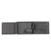 Marion Full-Grain Leather Wallet - Structured Side Profile Showing Gusset Depth &amp; Expansion Capacity