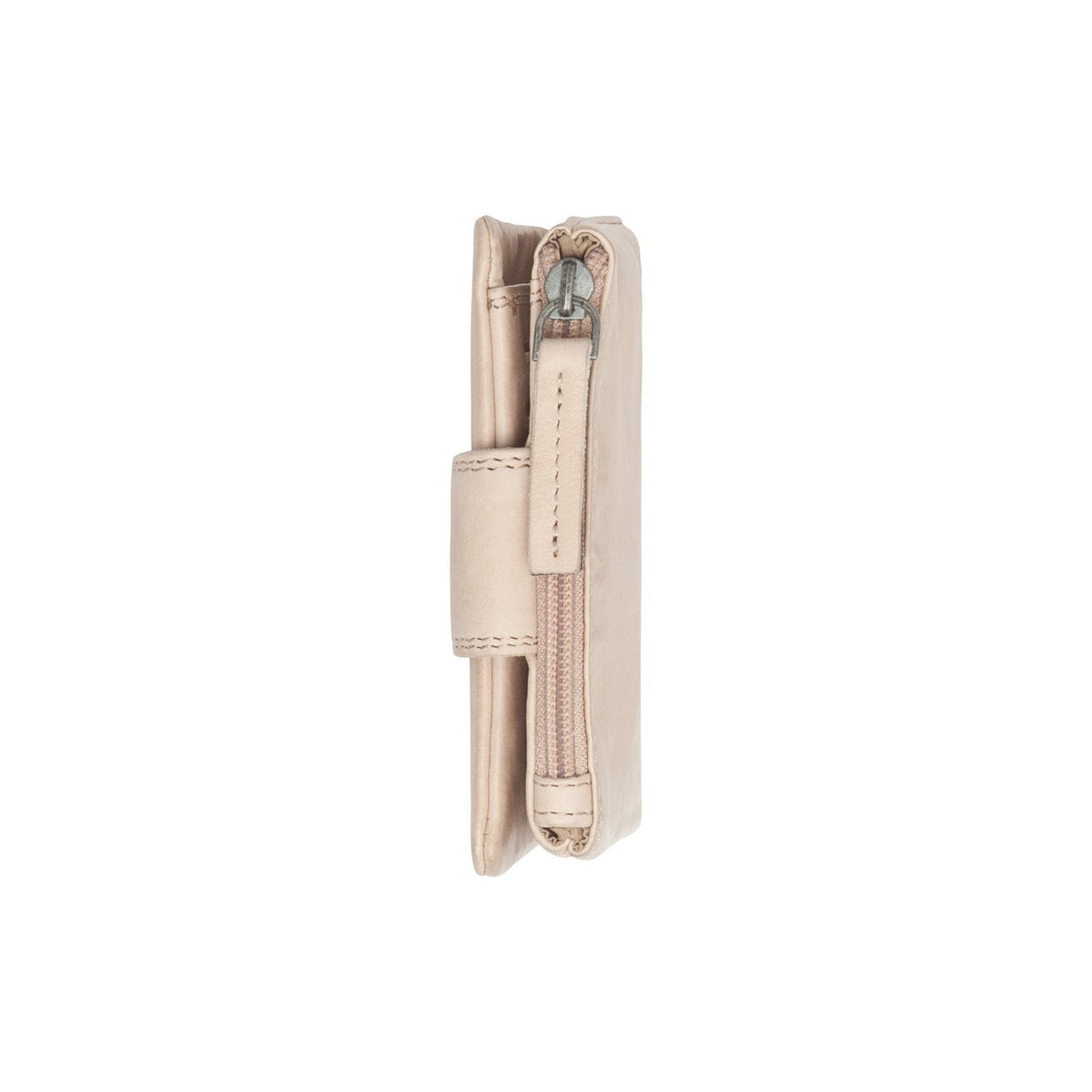 Mavona Full-Grain Leather Wallet - Structured Side Profile Showing Gusset Depth &amp; Expansion Capacity