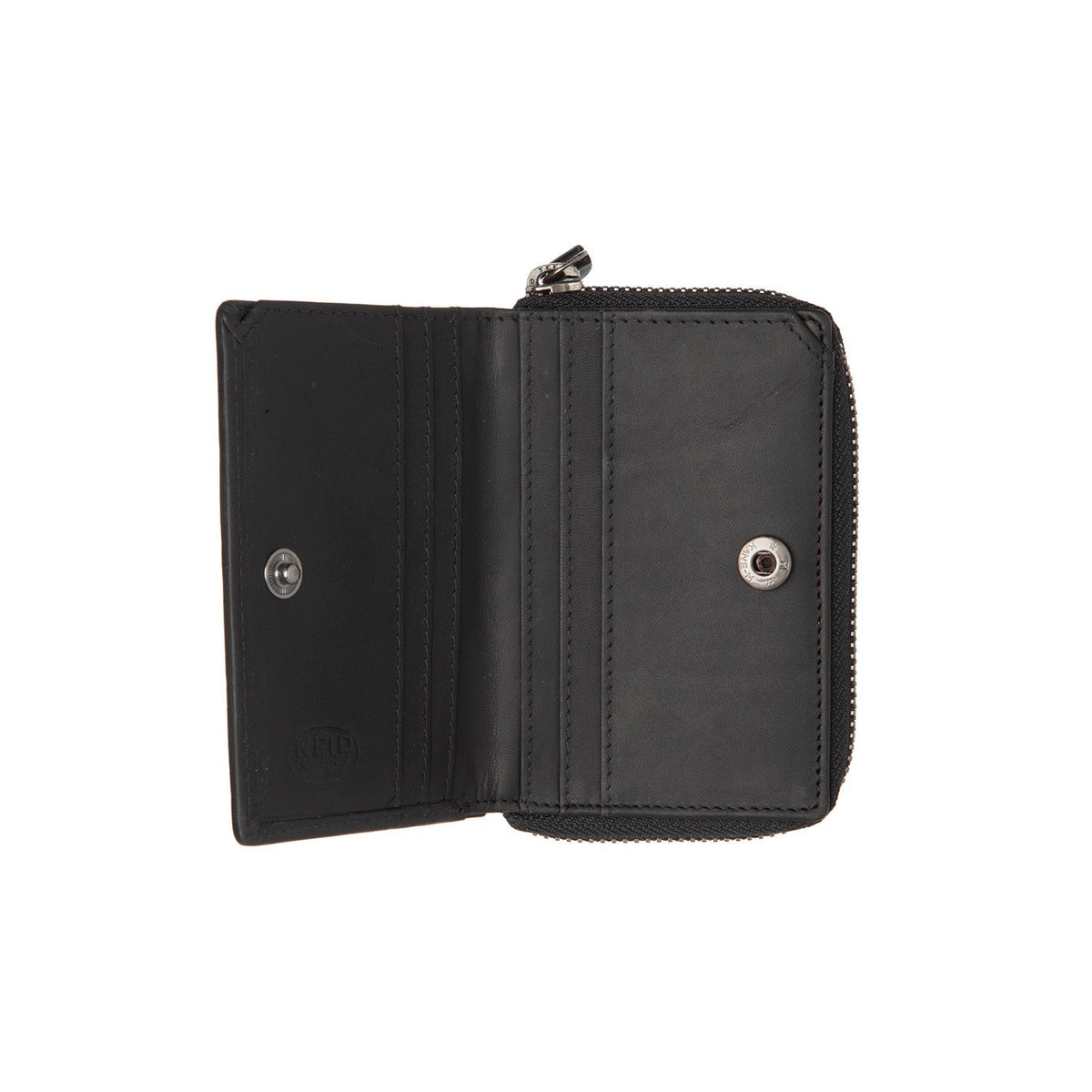 Osum Full-Grain Leather Wallet - Structured Side Profile Showing Gusset Depth &amp; Expansion Capacity