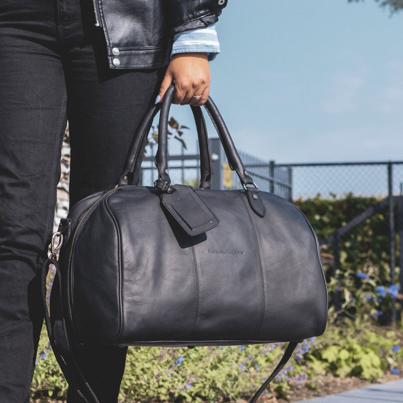 Liam Full-Grain Leather Weekender Bag