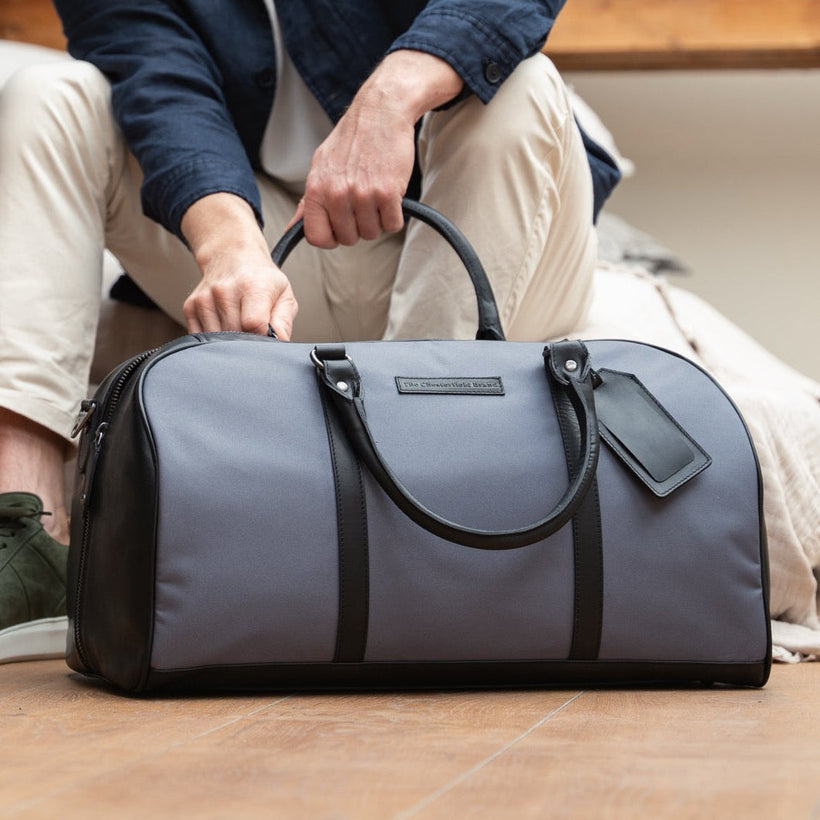 Tornio Full-Grain Leather Weekender Bag