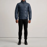 Lucas Leather Bomber Jacket – alternate product view 3