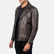 Noah Leather Biker Jacket – alternate product view 2